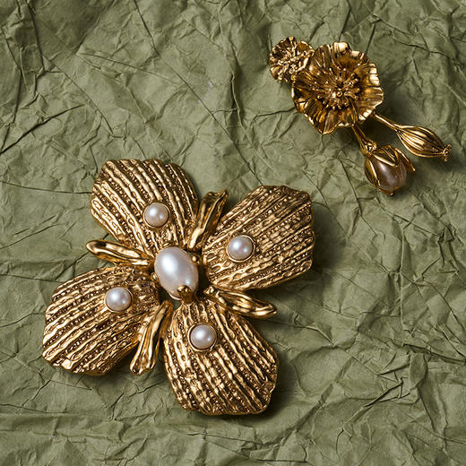 北京仓｜Goossens Paris-Circé Shell-金色贝壳 胸针［法国设计师］ 商品图6