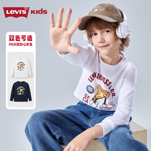 LEVIS 秋 大童小童 儿童童装T恤 LVB-LS-R635 商品图7