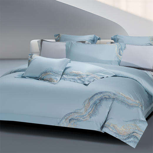 【待更新】自然醒100支长绒棉高奢系列四件套新疆棉全棉纯棉刺绣被套床单高端床上用品GDS 商品图1