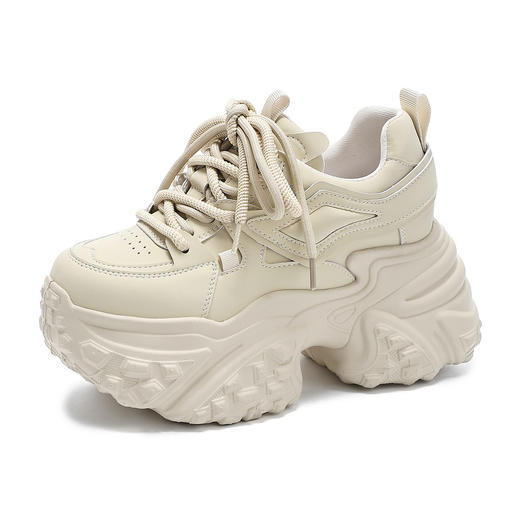 [增高8cm]百搭运动风女士休闲鞋2025新款时尚潮流老爹鞋 X85BQ616655 商品图8