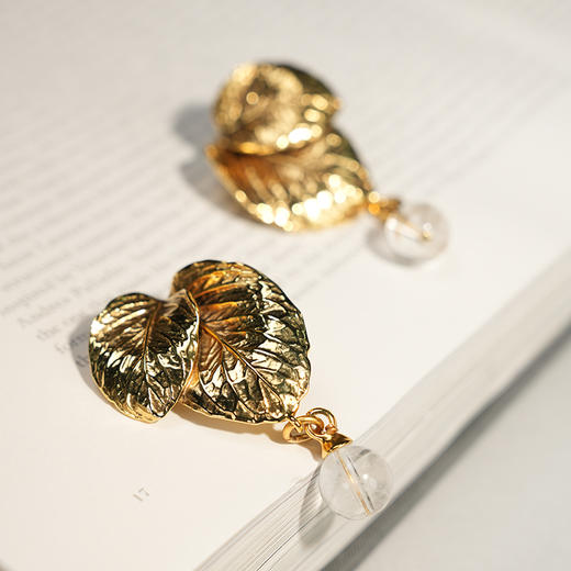 北京仓｜Goossens Paris-BALADE- 岩石水晶 耳夹（无需耳洞）［法国设计师］ 商品图4