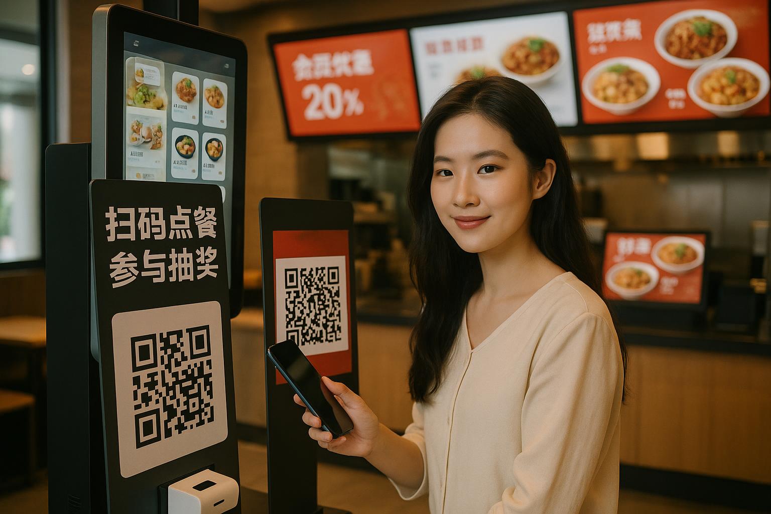 如何通过扫码点餐与抽奖码带动裂变？