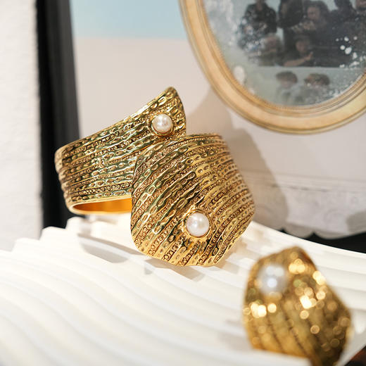 北京仓｜Goossens Paris-Circé Shell-金色 贝壳 手镯［法国设计师］ 商品图4