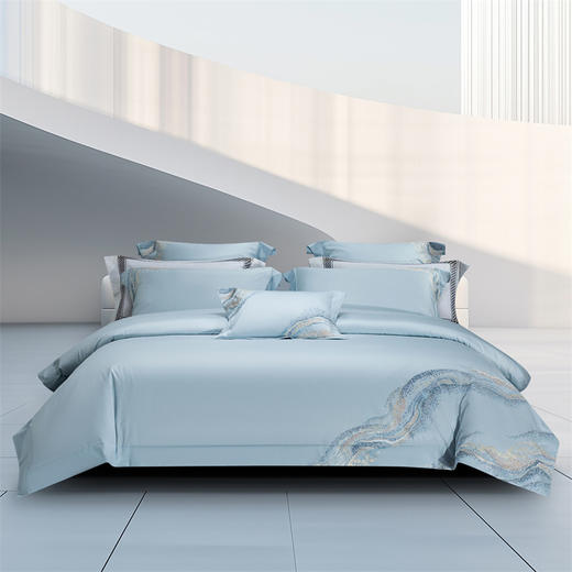 【待更新】自然醒100支长绒棉高奢系列四件套新疆棉全棉纯棉刺绣被套床单高端床上用品GDS 商品图2