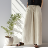 现货 臣禾	【舒服裤】砂洗瑜伽裤亚麻系绳休闲阔腿裤	JZ252060775 商品缩略图7