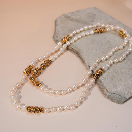 北京仓｜Goossens Paris-RIVIERA-淡水珍珠 长项链［法国设计师］ 商品图0