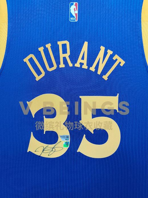 收藏系列 杜兰特 勇士队35号球迷版 亲笔签名球衣 商品图2