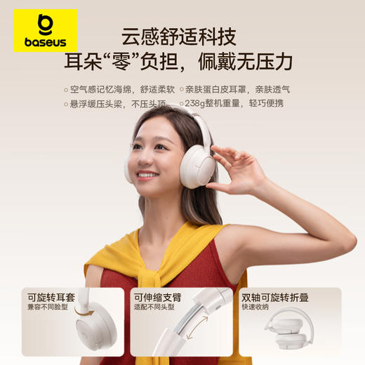 【爆款主推】倍思 Bass BH1 头戴式蓝牙耳机 商品图6