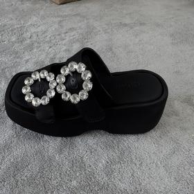 【不退不换】良木礼羊皮拖鞋（2628-2A）