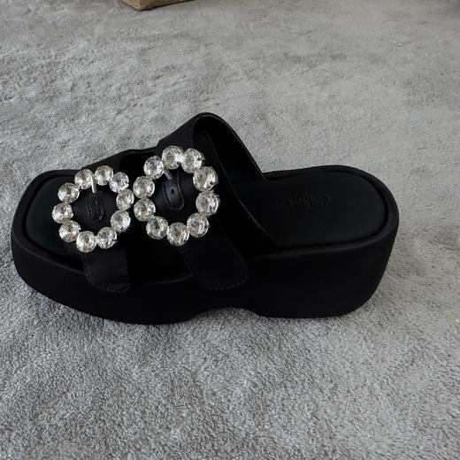 【不退不换】良木礼羊皮拖鞋（2628-2A） 商品图0