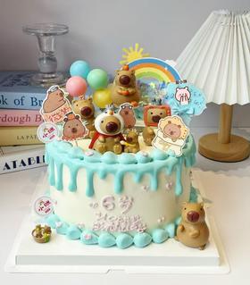 蓝色系卡皮巴拉