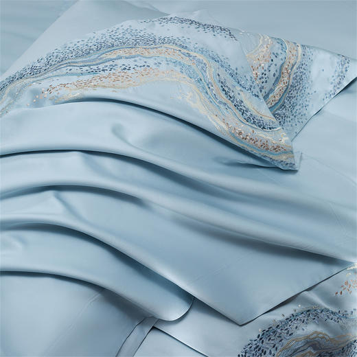 【待更新】自然醒100支长绒棉高奢系列四件套新疆棉全棉纯棉刺绣被套床单高端床上用品GDS 商品图7