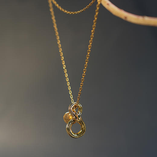 北京仓｜Goossens Paris-Talismans-金色 莫比乌斯蛇 项链［法国设计师］ 商品图2