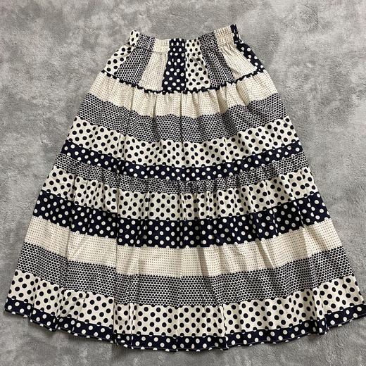 【不退不换】良木礼黑白波点裙(3688) 商品图0