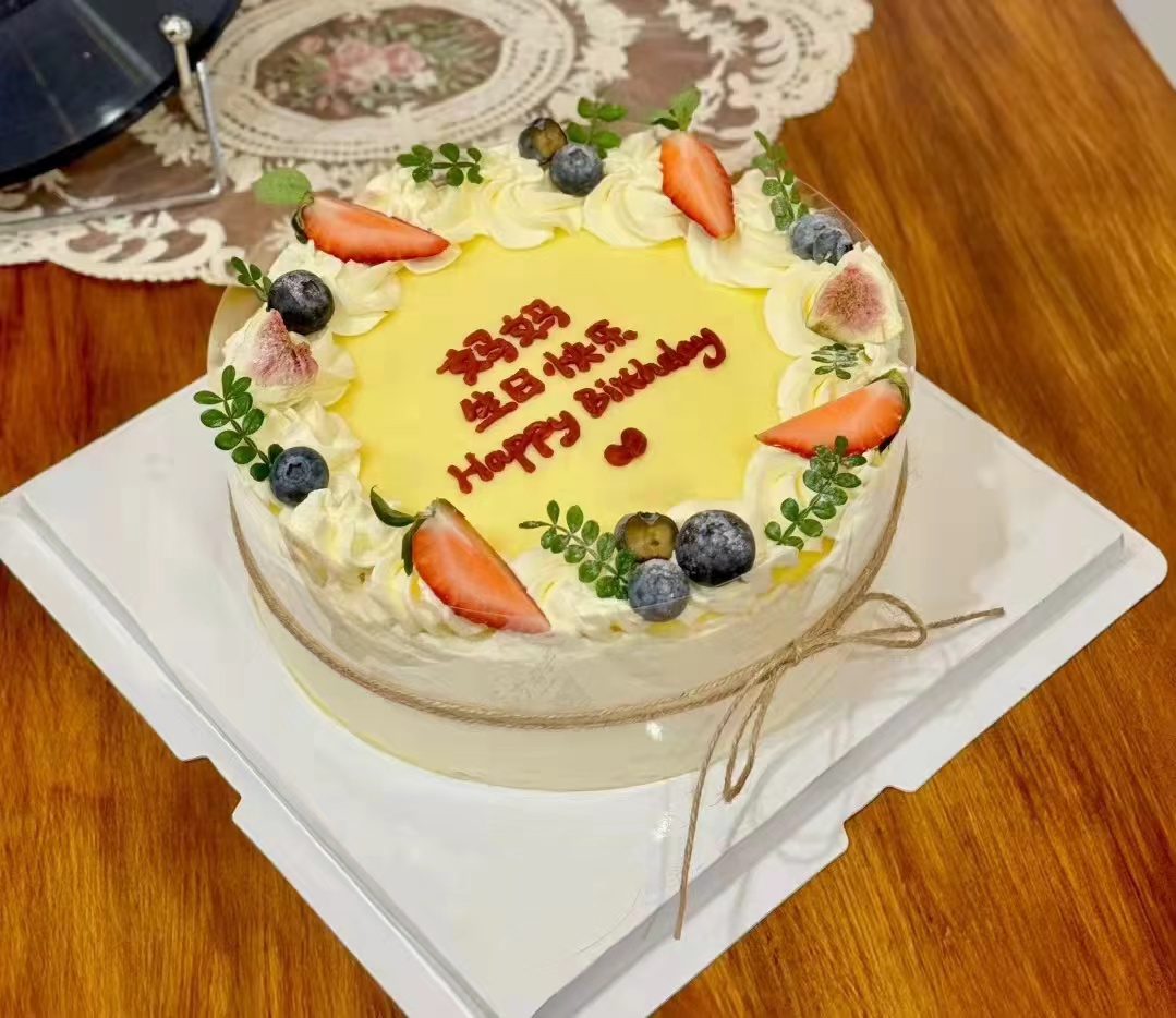 【祝福语千层蛋糕】榴莲/芒果/双拼/奥利奥千层（需要改字下单备注）