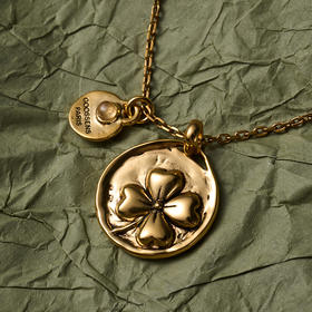 北京仓｜Goossens Paris-Talisman-四叶草金币 护身符 项链［法国设计师］