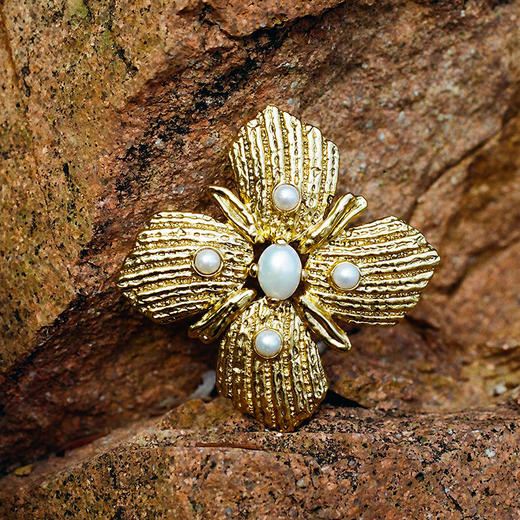 北京仓｜Goossens Paris-Circé Shell-金色贝壳 胸针［法国设计师］ 商品图10