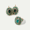 订购8周到｜Lorina Balteanu-ECATERINA-祖母绿色 椭圆形 耳环［法国设计师］ 商品缩略图6