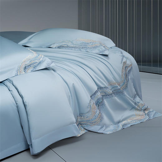 【待更新】自然醒100支长绒棉高奢系列四件套新疆棉全棉纯棉刺绣被套床单高端床上用品GDS 商品图4