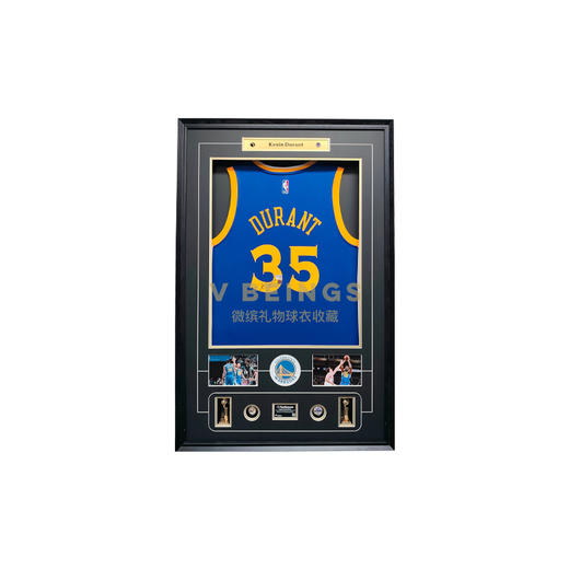 收藏系列 杜兰特 勇士队35号球迷版 亲笔签名球衣 商品图0