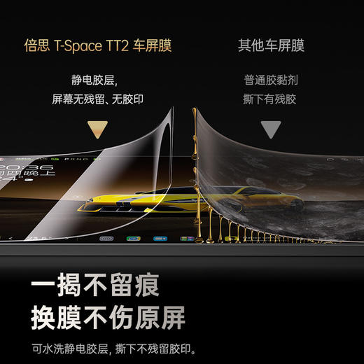 倍思 T-Space TT2 车屏膜套装 小米SU7/YU7专用 商品图8