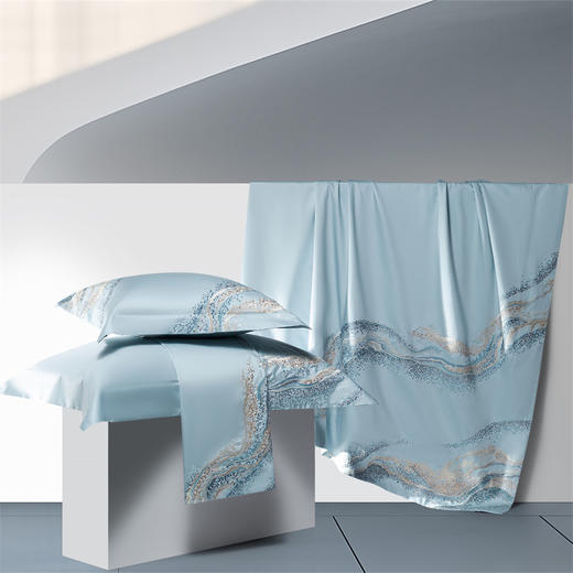 【待更新】自然醒100支长绒棉高奢系列四件套新疆棉全棉纯棉刺绣被套床单高端床上用品GDS 商品图8