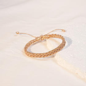 北京仓｜Maayaz-Braided-桃红色 编织 手链［摩洛哥设计师］