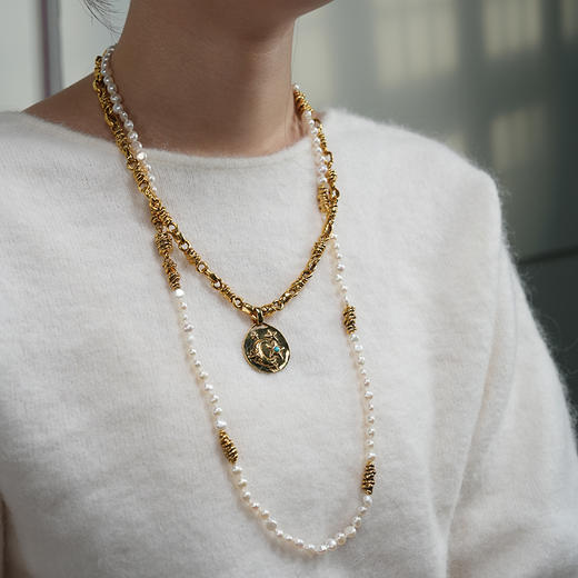 北京仓｜Goossens Paris-RIVIERA-淡水珍珠 长项链［法国设计师］ 商品图1