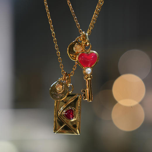 北京仓｜Goossens Paris-Talismans-金色 信封 项链［法国设计师］ 商品图7