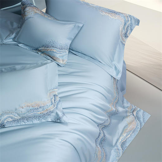 【待更新】自然醒100支长绒棉高奢系列四件套新疆棉全棉纯棉刺绣被套床单高端床上用品GDS 商品图5