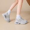 西村名物2025新款百搭休闲老爹鞋女厚底轻便舒适运动鞋网面运动风女鞋 X85YCM2761 商品缩略图7