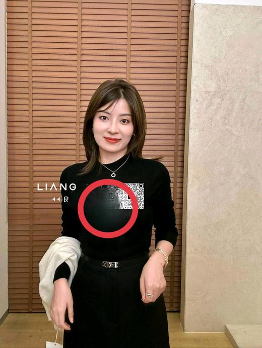 【不退不换】良木礼杨子纱半领打底（666） 商品图0