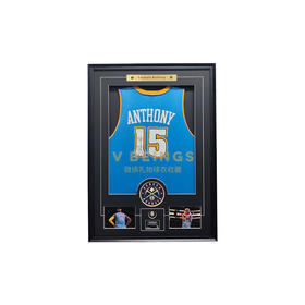 收藏系列 安东尼 掘金队15号 锐步AU 亲笔签名球衣