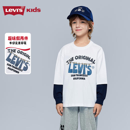 LEVIS 秋 大童小童 儿童童装T恤 LVB-LS-P808 商品图0