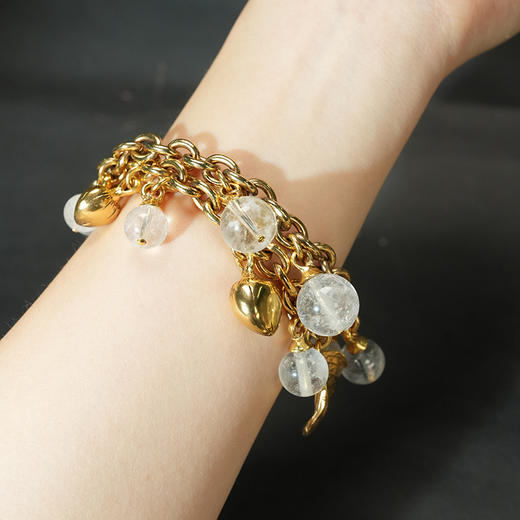 订购3个月到｜Goossens Paris-BRACELET SOUPLE BALADE-岩石水晶 手链［法国设计师］ 商品图3