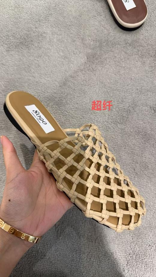 【不退不换】良木礼羊皮编织单鞋（2701-10） 商品图0