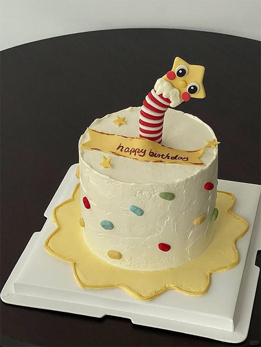 可爱星星人 - 4英寸戚风蛋糕 商品图1