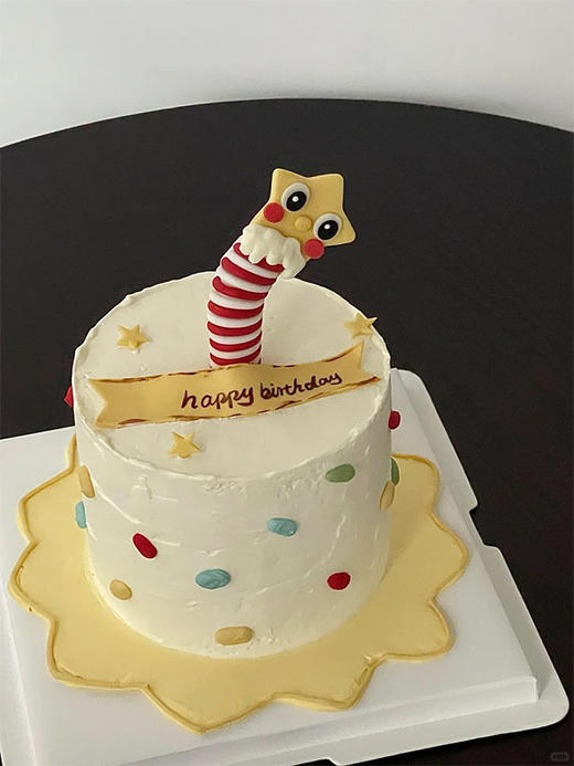 可爱星星人 - 4英寸戚风蛋糕 商品图0