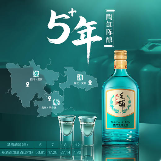 【新品】42°劲牌毛铺草本酒（绿荞）258ml 商品图4