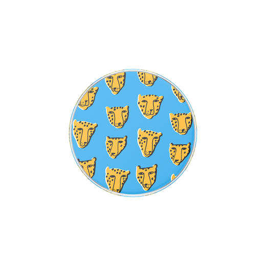 【旅行的回响】波普猎豹 POPGRIP泡泡骚手机粘贴式气囊支架 Graphic平面系列 蓝色 拼贴 商品图2