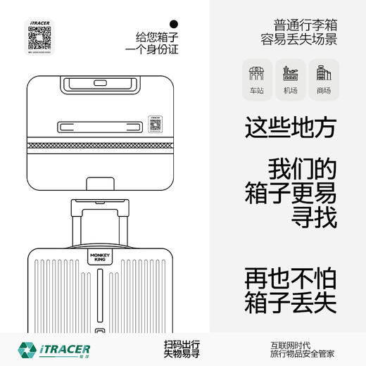 Ginza Travel x Monkey King最新联名系列大容量深仓TRUNK系列24097 商品图1