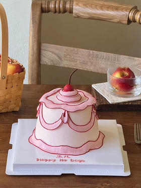 漫画风小樱桃 - 戚风蛋糕