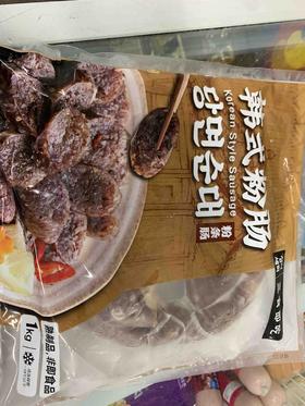 三食即吃粉条肠당면순대1kg