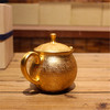 常滑烧黄金龙鳞纹后手茶壶250ml（昭龙作） 商品缩略图1