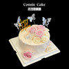 🎀【粉雪蜜语】雪山玫瑰蝴蝶鲜花蛋糕 商品缩略图1