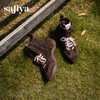 Safiya/索菲娅2025时尚拳击靴复古反绒休闲百搭运动高帮德训鞋SFD4116060 商品缩略图3