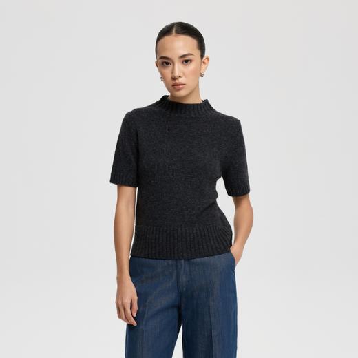 oneup羊毛短袖毛衣 商品图3