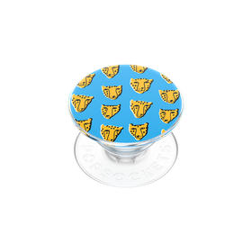 【旅行的回响】波普猎豹 POPGRIP泡泡骚手机粘贴式气囊支架 Graphic平面系列 蓝色 拼贴