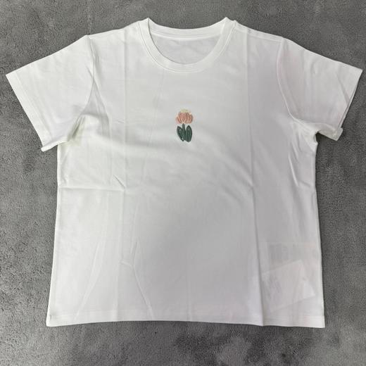 【不退不换】良木礼花朵刺绣短袖（072-1） 商品图1