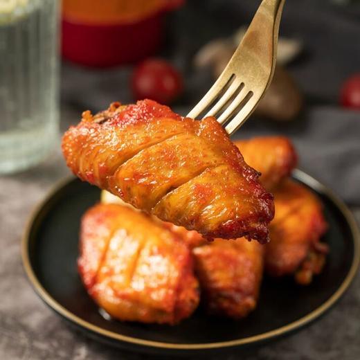 【冷冻速食】白小乐十翅一桶奥尔良味烤鸡腿烤翅中 430g/袋 商品图3